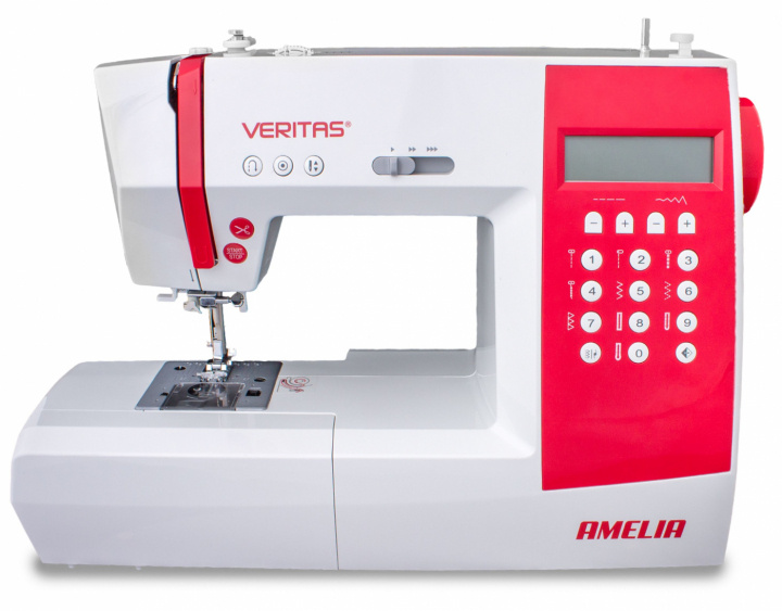 Veritas AMELIA - complete naaimachine met automatische draadafsnijder, quilt- en overlocksteken in de groep HUISHOUDEN & TUIN / Huishoudelijke apparaten / Naaimachine & Accessoires / Naaimachines bij TP E-commerce Nordic AB (A19664)