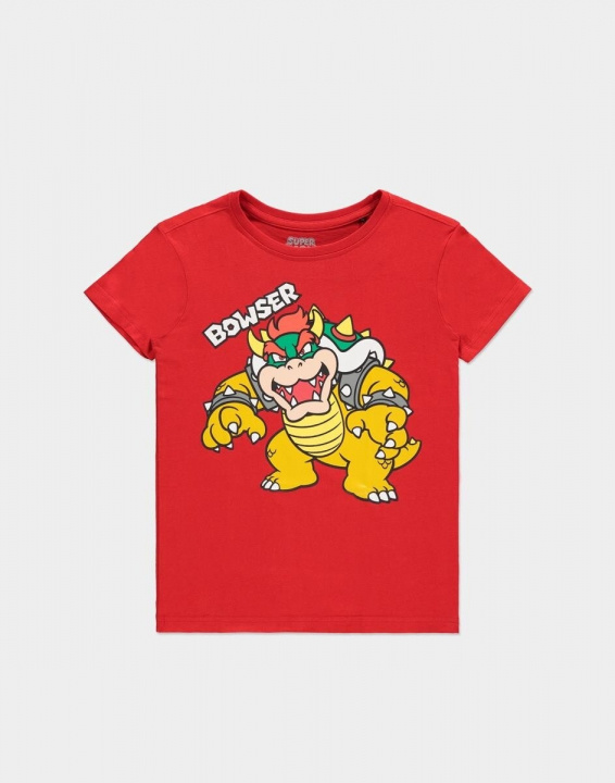 Bowser - T-Shirt barn 86/92 in de groep HOME ELECTRONICS / Spelconsoles en accessoires / Overige games bij TP E-commerce Nordic AB (A19707)