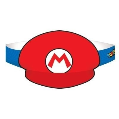 Partyhattar Super Mario 8 Pack in de groep HOME ELECTRONICS / Spelconsoles en accessoires / Overige games bij TP E-commerce Nordic AB (A19789)