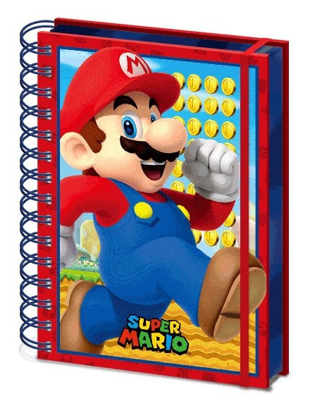 Super Mario - Anteckningsbok Med 3D Motiv in de groep HOME ELECTRONICS / Spelconsoles en accessoires / Overige games bij TP E-commerce Nordic AB (A19829)