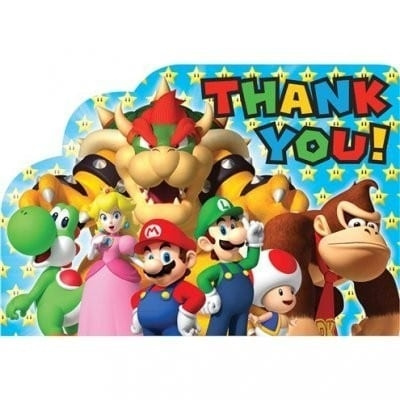 Tackkort Super Mario in de groep HOME ELECTRONICS / Spelconsoles en accessoires / Overige games bij TP E-commerce Nordic AB (A19858)
