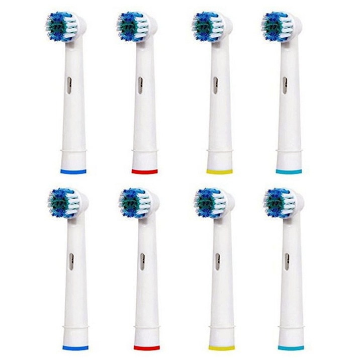 Cenocco CC-9029 8 stuks opzetborstels voor Oral-B in de groep BEAUTY & HEALTH / Mondverzorging / Elektrische tandenborstelaccessoires bij TP E-commerce Nordic AB (A19910)