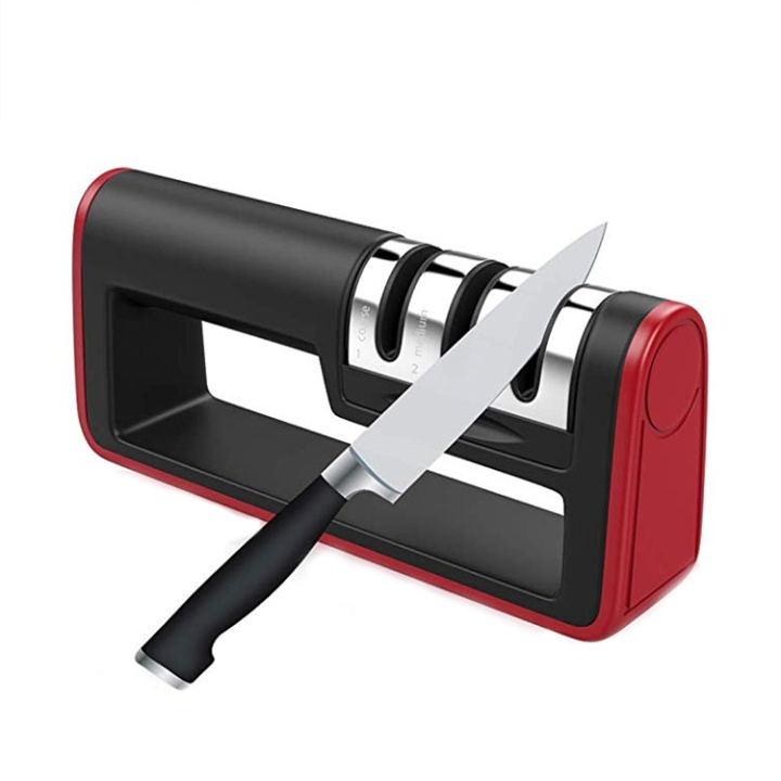 Herzberg 3-Stage Knife Sharpener in de groep HUISHOUDEN & TUIN / Keukengerei / Keukenmessen & accessoires bij TP E-commerce Nordic AB (A20133)