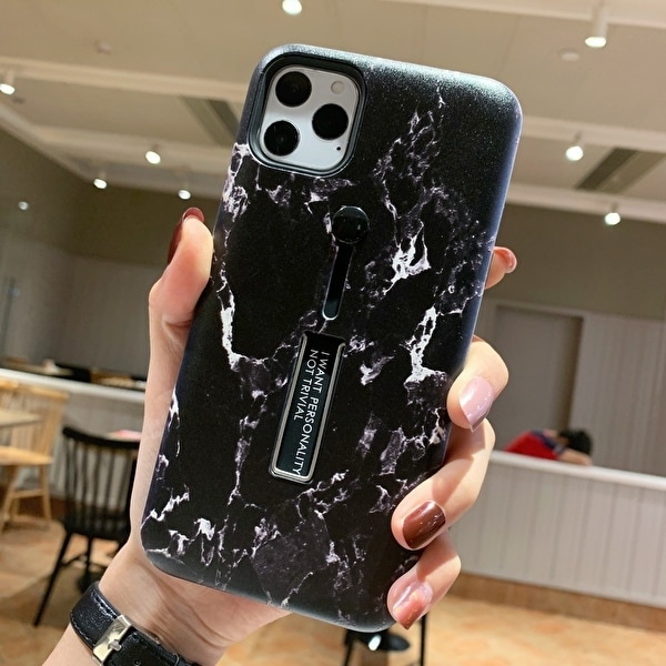 Fashioncase med fingerhållare - iPhone 11 Pro Max in de groep SMARTPHONE & TABLETS / Mobielbescherming / Apple / iPhone 11 Pro Max bij TP E-commerce Nordic AB (A20228)