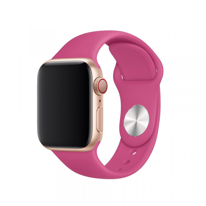 Silikonarmband till Apple Watch 38/40mm, Rosa in de groep SMARTPHONE & TABLETS / Training, thuis & vrije tijd / Apple Watch & Accessoires / Accessoires bij TP E-commerce Nordic AB (A20236)