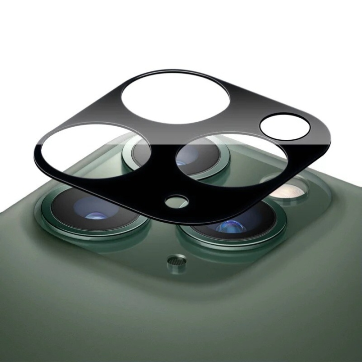 Beschermend glas met frame voor de achtercamera - iPhone 12 Pro Max in de groep SMARTPHONE & TABLETS / Mobielbescherming / Apple / IPL en laser bij TP E-commerce Nordic AB (A20321)