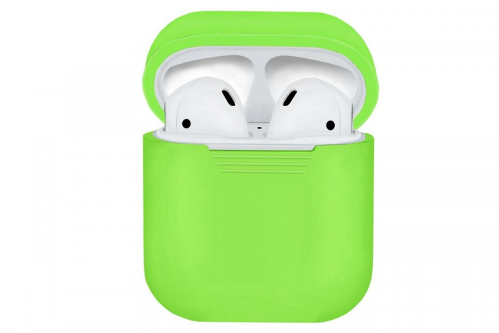 Siliconen beschermhoesje voor Apple Airpods, groen in de groep HOME ELECTRONICS / Audio & Beeld / Koptelefoon & Accessoires / Accessoires bij TP E-commerce Nordic AB (A20332)