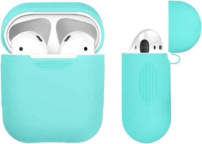 Skyddsfodral i silikon till Apple Airpods, Blå in de groep HOME ELECTRONICS / Audio & Beeld / Koptelefoon & Accessoires / Accessoires bij TP E-commerce Nordic AB (A20335)