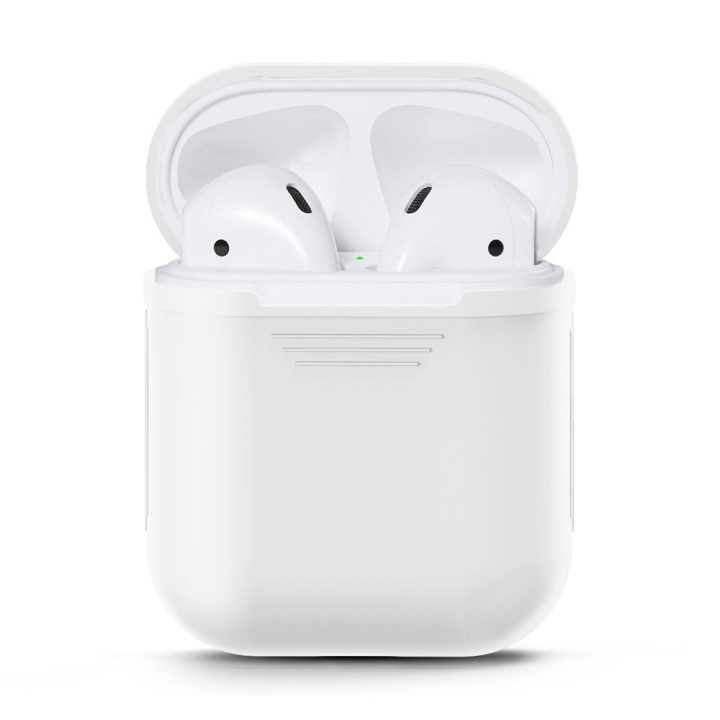 Skyddsfodral i silikon till Apple Airpods in de groep HOME ELECTRONICS / Audio & Beeld / Koptelefoon & Accessoires / Accessoires bij TP E-commerce Nordic AB (A20337)