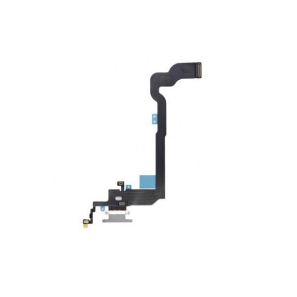 Oplaadconnector en microfoon voor iPhone X - Grijs in de groep SMARTPHONE & TABLETS / Reservdelar bij TP E-commerce Nordic AB (A20406)
