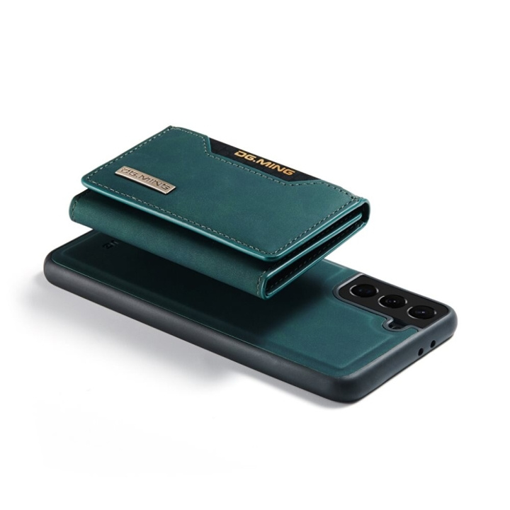 Skal till Samsung S21 Plus med avtagbar plånbok, Grön in de groep SMARTPHONE & TABLETS / Mobielbescherming / Samsung bij TP E-commerce Nordic AB (A20454)