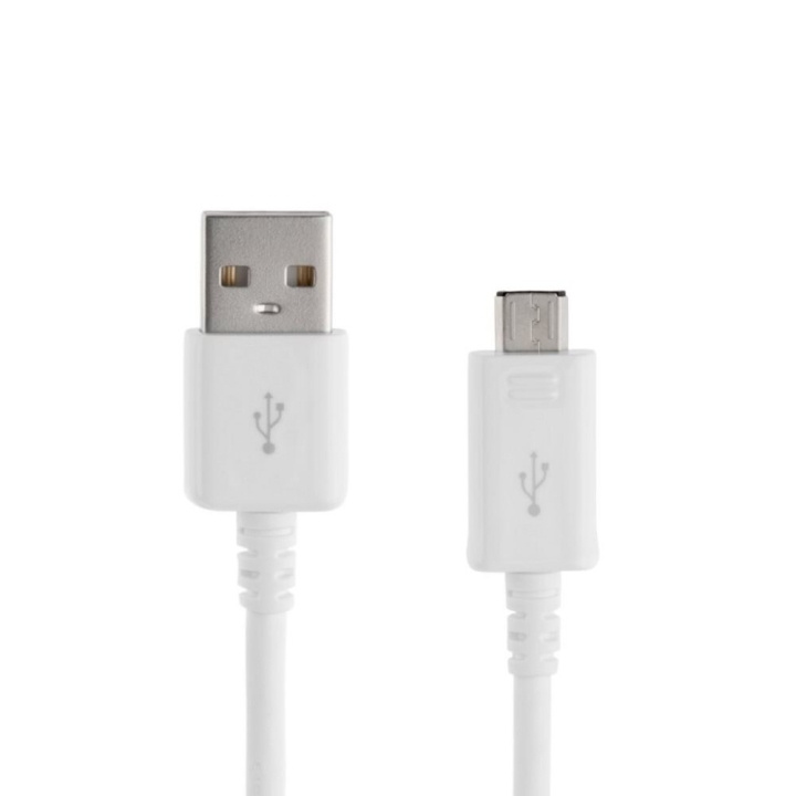 Samsung Micro till USB-kabel 1m i Vit färg (ECB-DU4AWE) in de groep SMARTPHONE & TABLETS / Opladers & Kabels / Kabels / Kabels microUSB bij TP E-commerce Nordic AB (A20482)