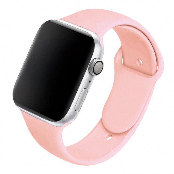 Silikonarmband till Apple Watch 38/40mm, Rosa in de groep SMARTPHONE & TABLETS / Training, thuis & vrije tijd / Apple Watch & Accessoires / Accessoires bij TP E-commerce Nordic AB (A20531)