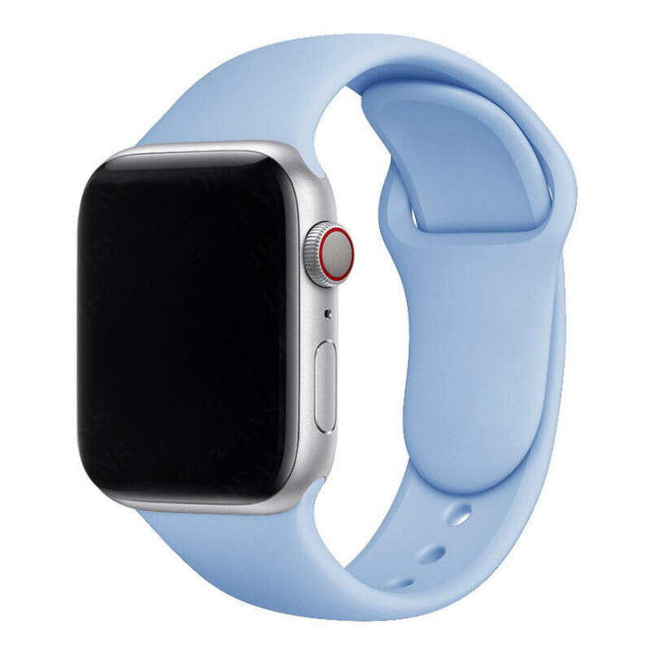 Silikonarmband till Apple Watch 38/40mm, Himmelsblå in de groep SMARTPHONE & TABLETS / Training, thuis & vrije tijd / Apple Watch & Accessoires / Accessoires bij TP E-commerce Nordic AB (A20537)