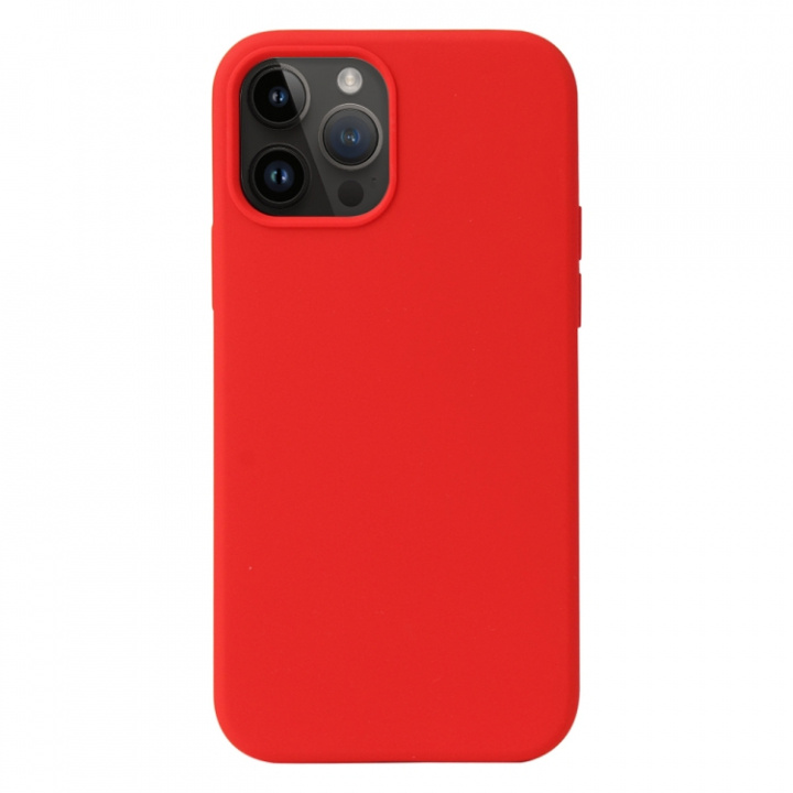 Silicone hoesje voor Iphone 14 Pro Max, Rood in de groep SMARTPHONE & TABLETS / Mobielbescherming / Apple / iPhone 14 bij TP E-commerce Nordic AB (A20556)