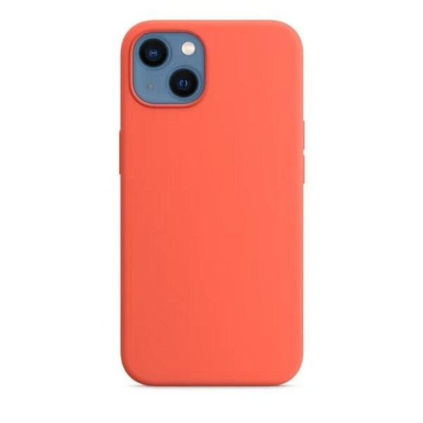 Siliconen hoesje voor iPhone 14 Plus, oranje in de groep SMARTPHONE & TABLETS / Mobielbescherming / Apple / iPhone 14 bij TP E-commerce Nordic AB (A20625)
