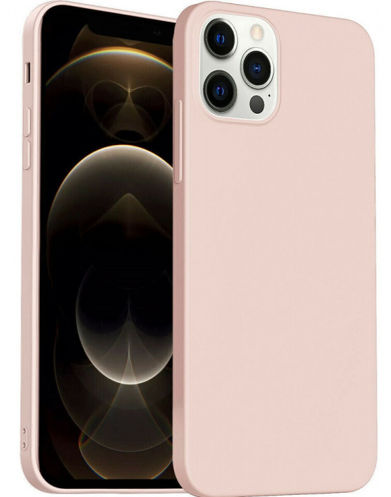 Siliconen hoesje voor Iphone 14 Pro, Roze in de groep SMARTPHONE & TABLETS / Mobielbescherming / Apple / iPhone 14 bij TP E-commerce Nordic AB (A20630)