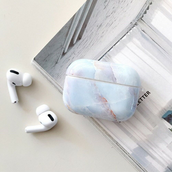 Beschermhoesje voor Apple Airpods Pro, Marmer in de groep HOME ELECTRONICS / Audio & Beeld / Koptelefoon & Accessoires / Accessoires bij TP E-commerce Nordic AB (A20666)