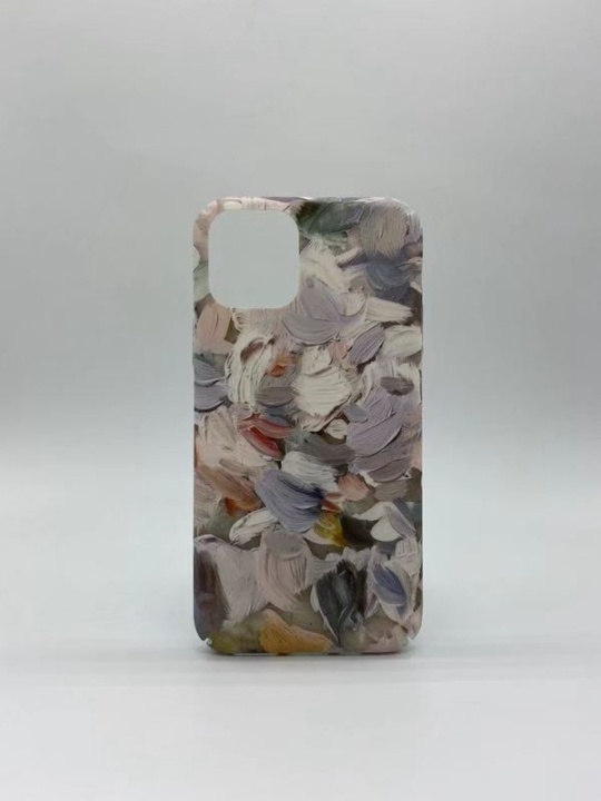 Marmer hoesje met abstract schilderij voor iPhone 11 Pro Max in de groep SMARTPHONE & TABLETS / Mobielbescherming / Apple / iPhone 11 Pro Max bij TP E-commerce Nordic AB (A20713)