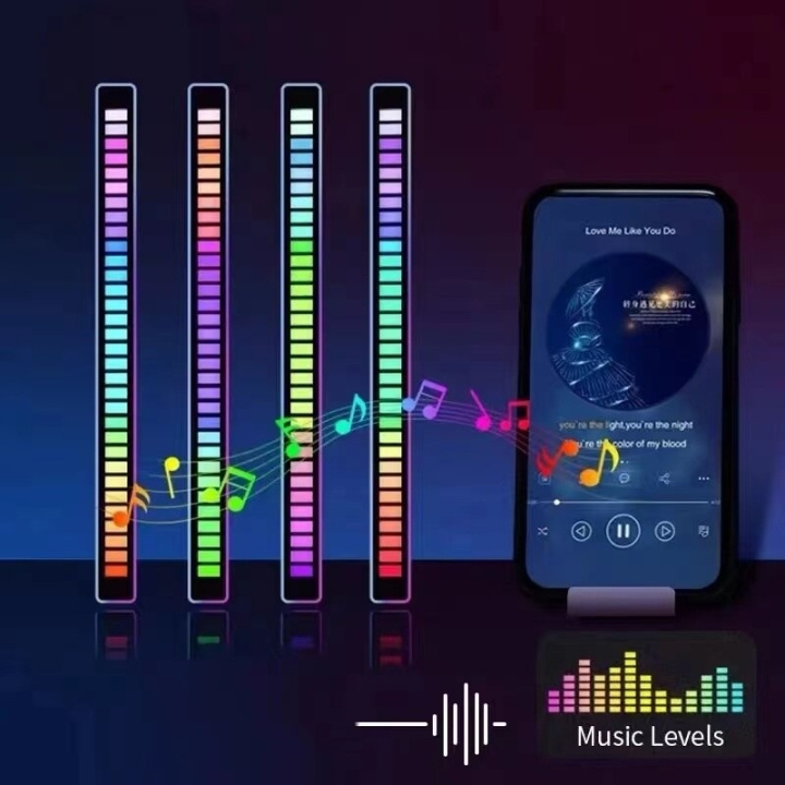 Mini RGB-lampjes die op de maat van de muziek spelen in de groep HOME ELECTRONICS / Verlichting / Andere verlichting bij TP E-commerce Nordic AB (A20722)