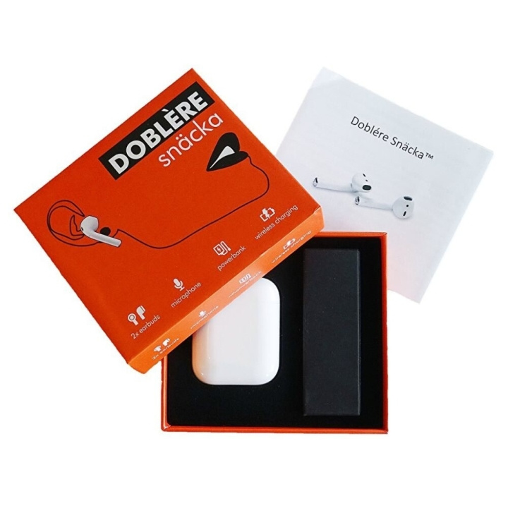 Draadloze Slak Bluetooth In-Ear Koptelefoon, Wit in de groep HOME ELECTRONICS / Audio & Beeld / Koptelefoon & Accessoires / Koptelefoon bij TP E-commerce Nordic AB (A20771)
