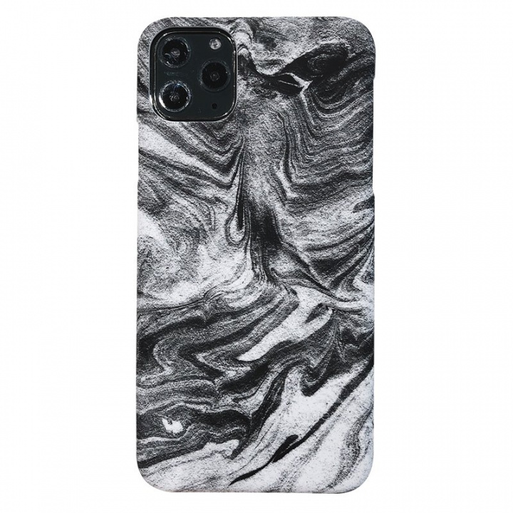 Abstract Marble Case voor iPhone 12/12 Pro, Zwart/Wit in de groep SMARTPHONE & TABLETS / Mobielbescherming / Apple / Hobbykleuren bij TP E-commerce Nordic AB (A20853)