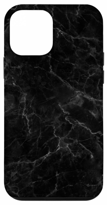 Abstrakt marmorskal till iPhone 12 Mini, Svart in de groep SMARTPHONE & TABLETS / Mobielbescherming / Apple / iPhone 12 Mini / Hoesjes bij TP E-commerce Nordic AB (A20856)