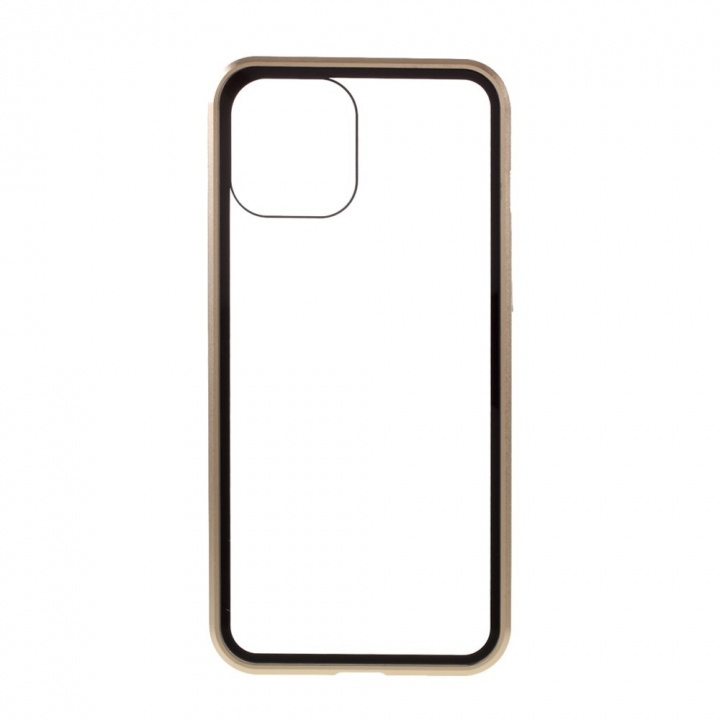 Stijlvol hoesje met gekleurde randen voor iPhone 12 Mini, Goud in de groep SMARTPHONE & TABLETS / Mobielbescherming / Apple / iPhone 12 Mini / Hoesjes bij TP E-commerce Nordic AB (A20863)