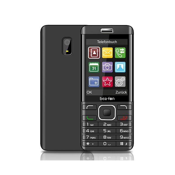 Beafon C350 - 2G, Enkel mobiltelefon med färgskärm, Svart in de groep SMARTPHONE & TABLETS / Mobiele telefoons & smartphones bij TP E-commerce Nordic AB (A21892)