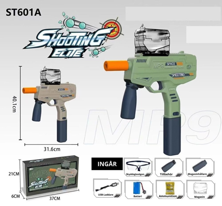 Gelblaster - MP9 in de groep SPEELGOED, KINDER- & BABYPRODUCTEN / Speelgoed / Actie spel bij TP E-commerce Nordic AB (A21909)