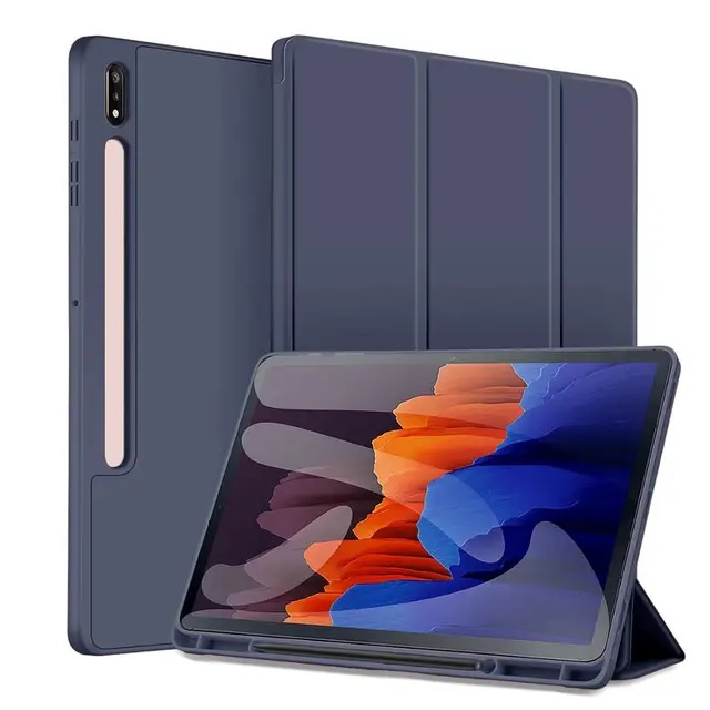 Fodral till Samsung Galaxy Tab S7 Plus, Blå in de groep SMARTPHONE & TABLETS / Tablet bescherming / Samsung tablets bij TP E-commerce Nordic AB (A22059)