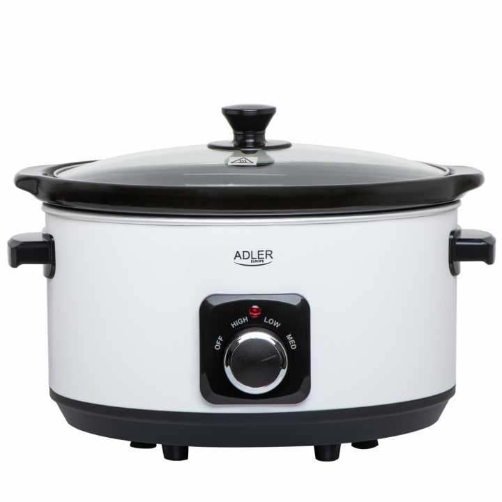 Adler AD 6413w Slowcooker 5,8L in de groep HUISHOUDEN & TUIN / Huishoudelijke apparaten / Slowcookers bij TP E-commerce Nordic AB (A22066)