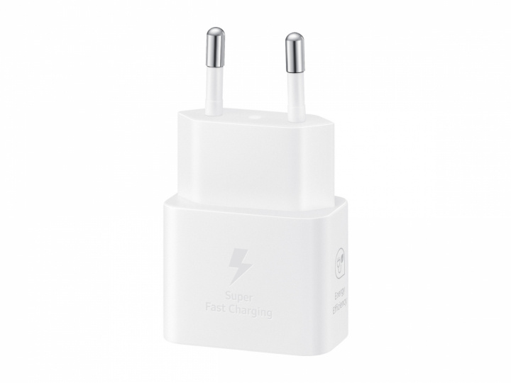 Samsung EP-T2510N GaN Wandoplader USB-C 25W, Wit in de groep SMARTPHONE & TABLETS / Opladers & Kabels / Wandoplader / Wandoplader Type C bij TP E-commerce Nordic AB (A22076)