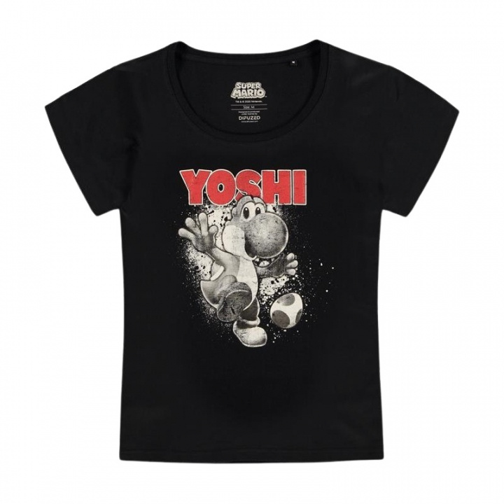 Super Mario Yoshi Women\'s T-shirt, L in de groep HOME ELECTRONICS / Spelconsoles en accessoires / Overige games bij TP E-commerce Nordic AB (A22116)