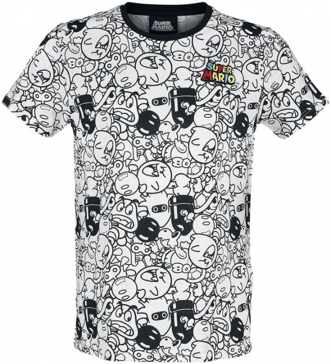 Difuzed Super Mario AOP Villain Men\'s T-shirt, L in de groep SPORT, VRIJE TIJD & HOBBY / Accessoires / T-shirts bij TP E-commerce Nordic AB (A22124)