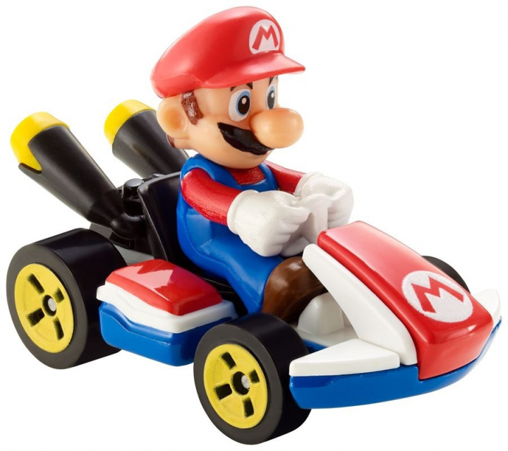 Hot Wheels Mariokart - Mario 1:64 in de groep SPEELGOED, KINDER- & BABYPRODUCTEN / Speelgoed / Speelgoedauto\'s bij TP E-commerce Nordic AB (A22238)