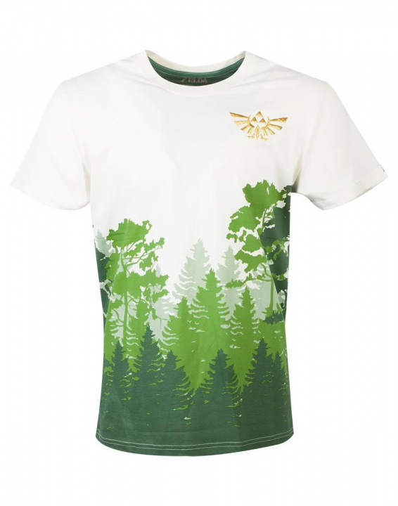 Difuzed Zelda Hyrule Forest T-shirt, S in de groep HOME ELECTRONICS / Spelconsoles en accessoires / Overige games bij TP E-commerce Nordic AB (A22341)