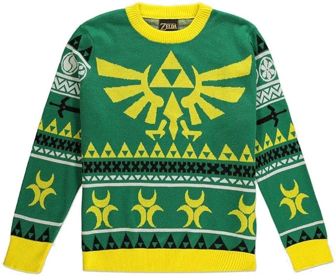 Difuzed Zelda Hyrule Bright Knitted Christmas Jumper, S in de groep SPORT, VRIJE TIJD & HOBBY / Accessoires / T-shirts bij TP E-commerce Nordic AB (A22350)