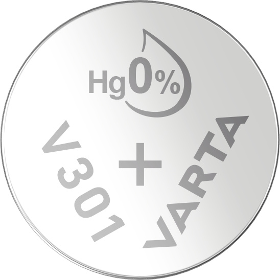 Varta V301/SR43 Zilveren Munt Horloge J-Pack in de groep HOME ELECTRONICS / Batterijen & Opladers / Batterijen / Knoopcel bij TP E-commerce Nordic AB (A22373)
