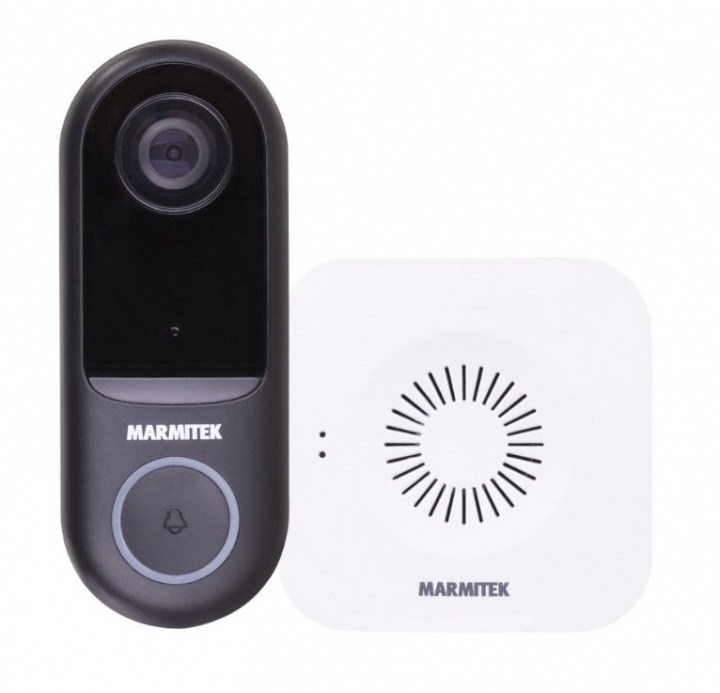 Marmitek Smart BuzzLO Video Doorbell HD1080p + Bell Me Ringklocka in de groep HUISHOUDEN & TUIN / Smart home / Deurbellen bij TP E-commerce Nordic AB (A22378PKT)
