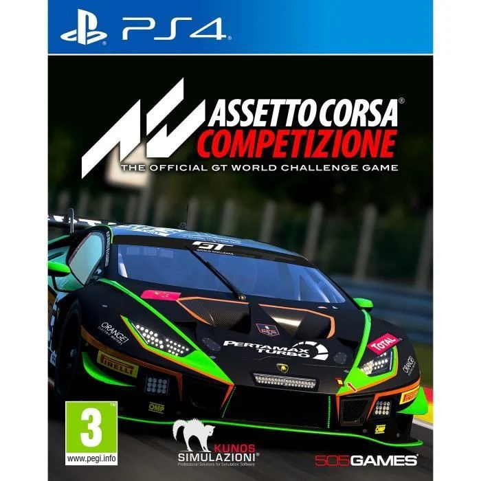 Assetto Corsa Competizione (PS4) in de groep HOME ELECTRONICS / Spelconsoles en accessoires / Sony PlayStation 4 / Spel bij TP E-commerce Nordic AB (A22382)