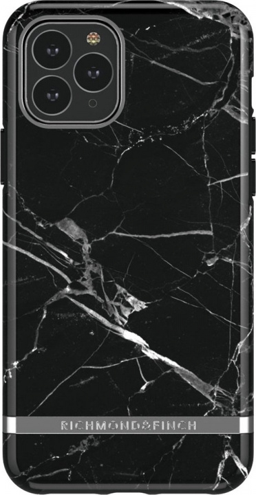 Richmond & Finch iPhone 12/12 Pro Freedom Case, zwart marmer in de groep SMARTPHONE & TABLETS / Mobielbescherming / Apple / Hobbykleuren / Tanden bleken thuis bij TP E-commerce Nordic AB (A22385)