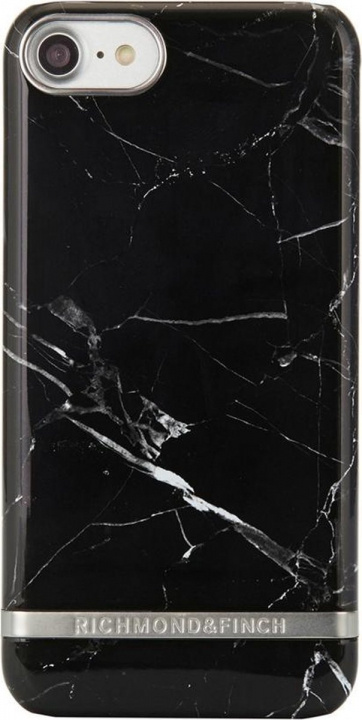 Richmond & Finch iPhone 7/8/SE2 Case, Black Marble in de groep SMARTPHONE & TABLETS / Mobielbescherming / Apple / iPhone SE (2nd gen & 3rd gen) / Lichttherapie bij TP E-commerce Nordic AB (A22386)