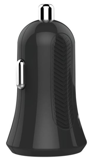 Auto-adapter, 5W, USB-A, Zwart in de groep SMARTPHONE & TABLETS / Opladers & Kabels / Autoladers / Autoladers USB bij TP E-commerce Nordic AB (A22403)