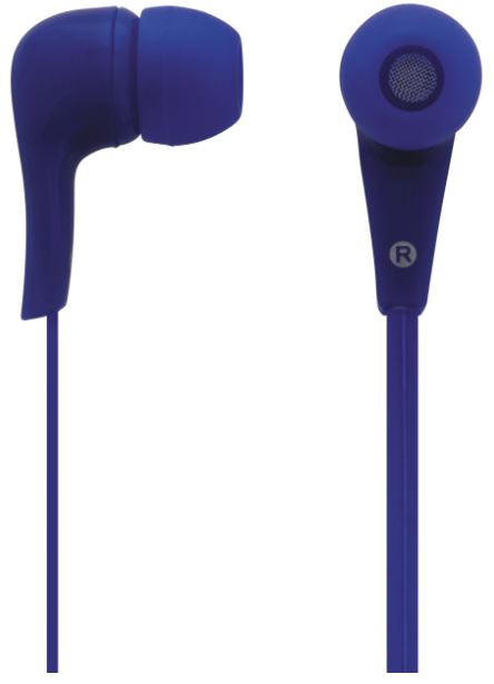 Oordopjes, in-ear met microfoon, blauw in de groep HOME ELECTRONICS / Audio & Beeld / Koptelefoon & Accessoires / Koptelefoon bij TP E-commerce Nordic AB (A22420)