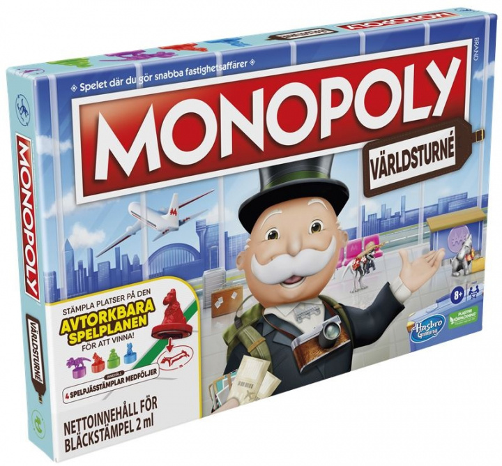 Monopoly Wereldreis (SV) in de groep SPEELGOED, KINDER- & BABYPRODUCTEN / Spelletje / Bordspellen bij TP E-commerce Nordic AB (A22439)