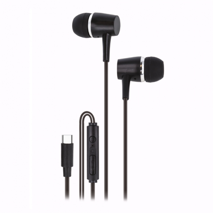 Setty SPD-C-21 Bedrade hoofdtelefoon USB-C, zwart in de groep HOME ELECTRONICS / Audio & Beeld / Koptelefoon & Accessoires / Koptelefoon bij TP E-commerce Nordic AB (A22499)
