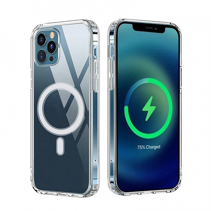 Anti Shock 1,5mm MagSafe hoesje voor iPhone 16 Plus, Transparant in de groep SMARTPHONE & TABLETS / Mobielbescherming / Apple / iPhone 16 bij TP E-commerce Nordic AB (A22518)