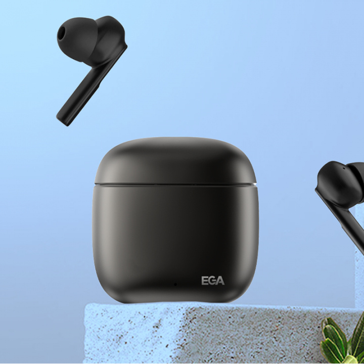 ET05 Echte draadloze Bluetooth-koptelefoon, zwart in de groep HOME ELECTRONICS / Audio & Beeld / Koptelefoon & Accessoires / Koptelefoon bij TP E-commerce Nordic AB (A22627)