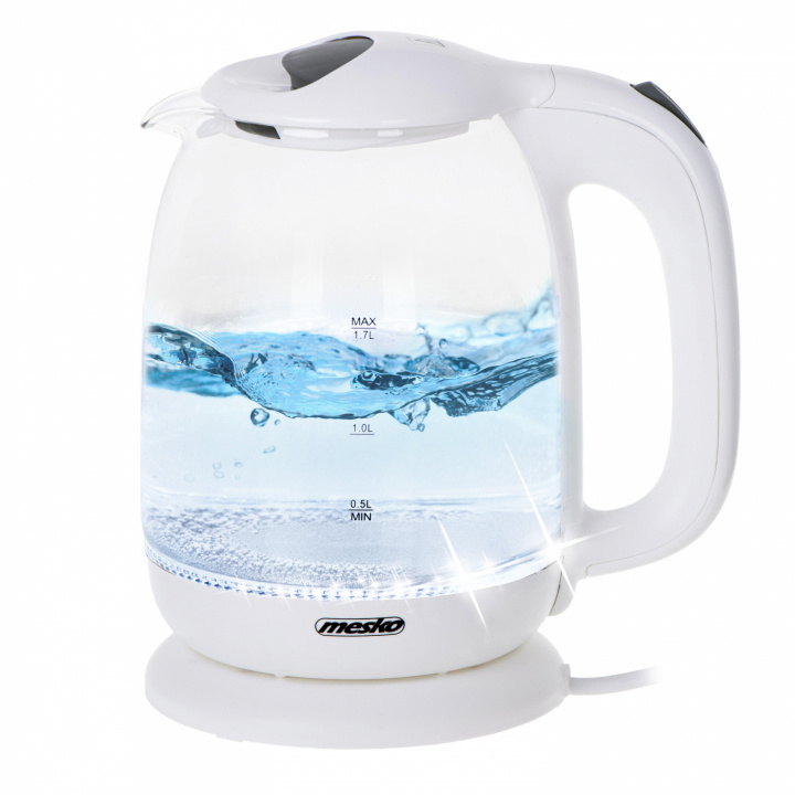 Mesko MS 1302 Waterkoker 1,7L, Wit in de groep HUISHOUDEN & TUIN / Huishoudelijke apparaten / Water & Sap / Waterkokers bij TP E-commerce Nordic AB (A22660)